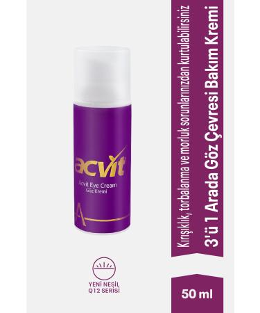 Acvit Eye Contour Care Cream - 3 in 1 - 50 Ml.