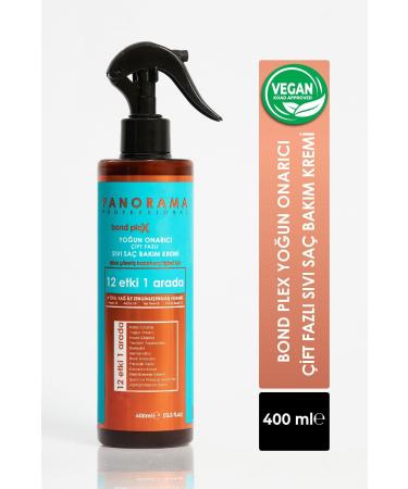 PANORAMA PROFESSIONAL Professional Bond Plex Intensive Repair Dual Phase Liquid Hair Care Cream / 400 Ml / Vegan