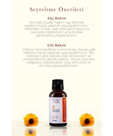 OnkaFarma Onka Farma Calendula Flower Oil - 0 Natural - 30 ml - Buy Online on GoSupps.com