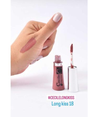 Cecile Long Kisses Lipgloss 18 Soft Maroon 8698438402040
