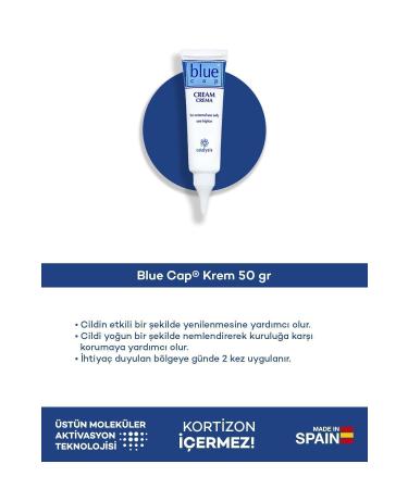Blue Cap Cream 50 Gr. - Without cortisone - Buy Online on GoSupps.com