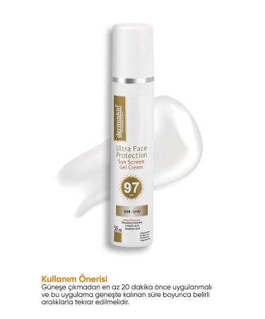 Dermoskin Ultra Face Protection Spf 97 Intensive Moisturizing and Protective Sun Care Cream 50 ML - Buy Online on GoSupps.com