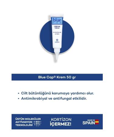 Blue Cap Cream 50 Gr. - Without cortisone - Buy Online on GoSupps.com