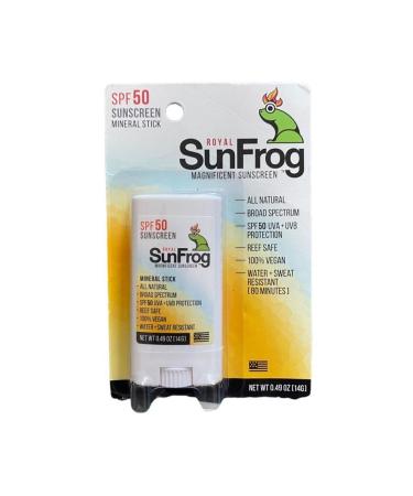 Royal SunFrog Magnificent Sunscreen Natural Stick Sunscreen Spf-50 14g.