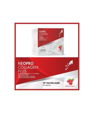 Neopro Collagen Plus 30 Sachet Box - Hydrolyzed Fish Collagen Vitamin C Zinc Coenzyme Q - Buy Online on GoSupps.com