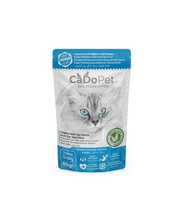 CaDoPet (GRAIN FREE) Super Premium Fish Cat Wet Food 85 Gr * 24 Pieces