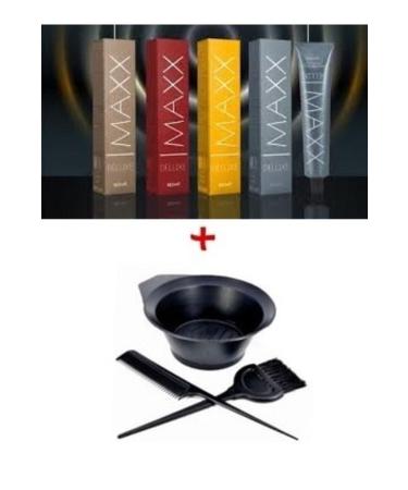 MAXX DELUXE 6/7 Chocolate Brown Cream Hair Dye 60 Ml - Buy Online on GoSupps.com