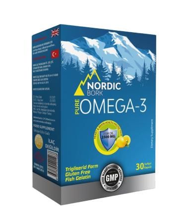 bork nordic Nordic Bork Omega-3 30 Soft Gel