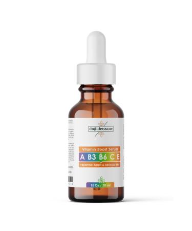Natural Pharmacy Vitamin Boost A-B3-B6-CE- Serum + Vitamin C Panthenol Collagen Serum 60 ml VT66