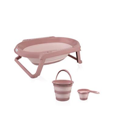 Baby Folding 3-Piece Bathroom Set Salmon (Single)