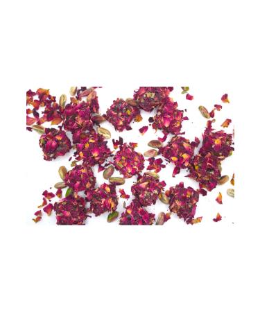 Muhabbet Food Rose Petals Plenty of Pistachio Double Turkish Delight 500 Grams - Buy Online on GoSupps.com