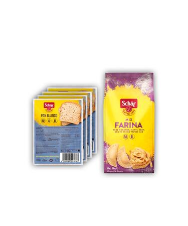 Schar Eko Group 4 Pan Blanco + 1 Mix Farina