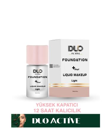 DUO ACTIVE Spf 30 Ligunid Makeup Foundation