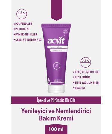 Acvit Regenerating and Moisturizing Care Cream 100 ml - Buy Online on GoSupps.com