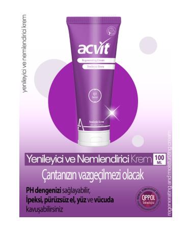 Acvit Regenerating and Moisturizing Care Cream 100 ml - Buy Online on GoSupps.com