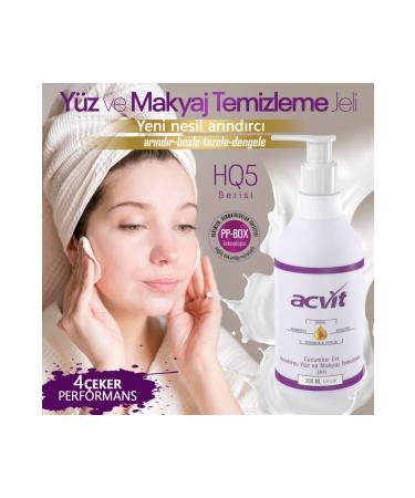 Acvit Purifying Face and Make-up Remover Gel - 200 ml - Buy Online on GoSupps.com
