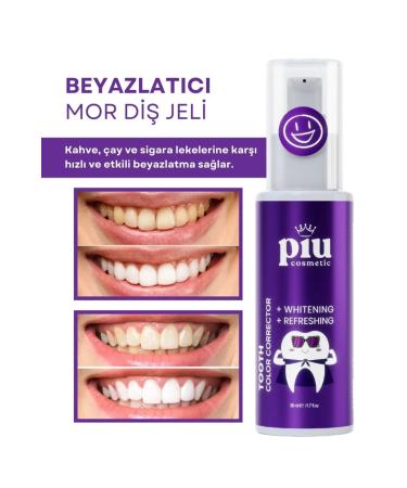 Piu Cosmetic Whitening Purple Tooth Gel - Buy Online on GoSupps.com