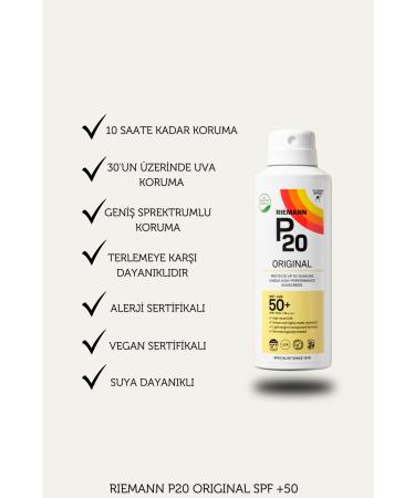 Riemann P20 Original Spf 50 100 ml Sun Cream - Buy Online on GoSupps.com