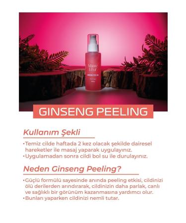 Masse Leur Korean Ginseng Extract Instant Dead Skin Remover Strawberry Peeling 100 ml - Buy Online on GoSupps.com