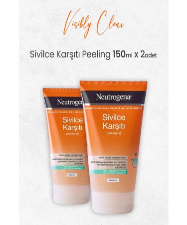 Neutrogena Visibly Clear Anti-Acne Peeling 150 ml X 2 Pieces