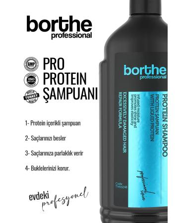 Borthe Professional Protein Shampoo Curl Defining Shampoo 700 ml - Buy Online on GoSupps.com