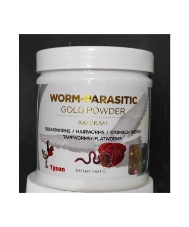 TYSON Worm Parasite - Worm Exterminator - 100 Gr Pigeon Chicken Poultry