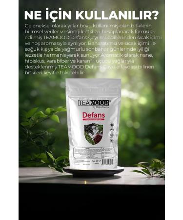 TEAMOOD Onka Farma Defense Tea - Sugar-Free Natural Herbal Tea - 50 gr - Buy Online on GoSupps.com