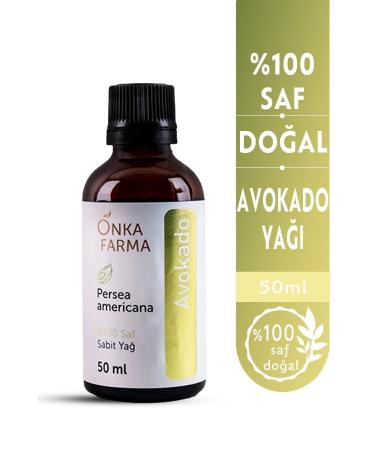 OnkaFarma Onka Farma 0 Pure Avocado Oil - Cold Pressed Avocado Oil - 50 ml