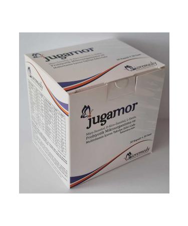 Jugamor is a food supplement containing myo-inositol L-cystine Probiotic Microorganism and Multivitamin.