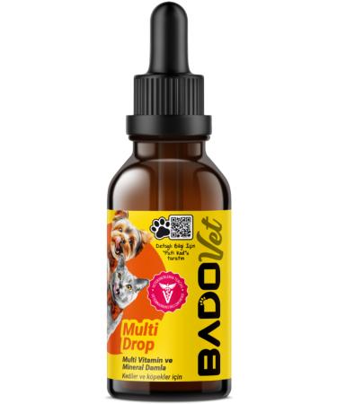 Bado Multi Drop Multi Vitamin Mineral Drops for Cats and Dogs 50 ml