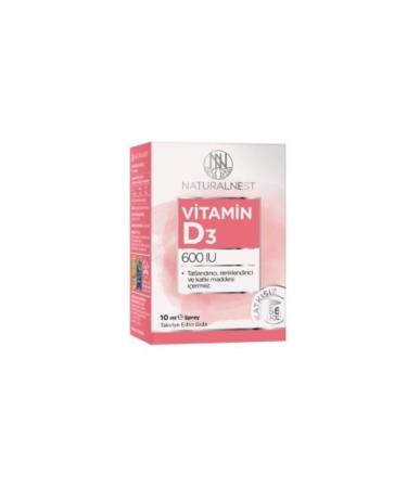 Natural Nest Vitamin D3 600 IU Spray 10 ml (SINGLE)