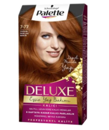 Palette Deluxe 7-77 Intense Copper Hair Dye (SINGLE)