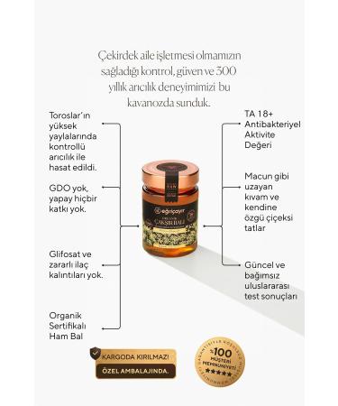 E ri ay r Organic ak r Flower Honey Ta18 450g - Buy Online on GoSupps.com