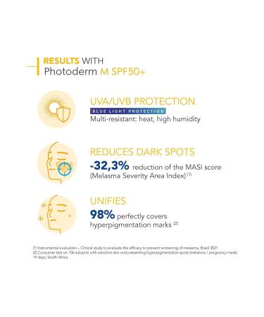 Bioderma Photoderm M SPF50 Sunscreen for Blemish Prone Skin Golden 40ml - Buy Online on GoSupps.com