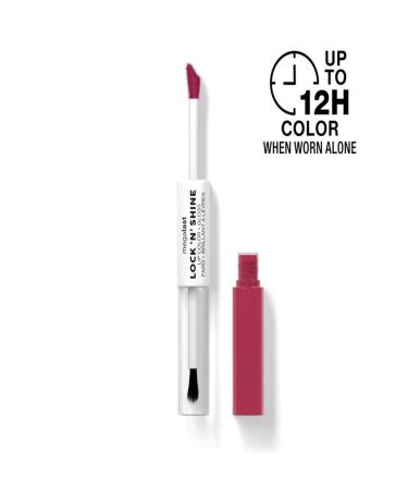 WET N W LD Megalast Lock 'N' Shine 2 in 1 Lip Color + Gloss Megalast Lock 'N' Shine colored lipstick + Shine