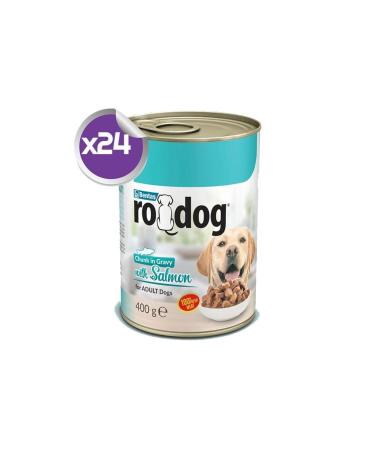 Rodog Adult Dog Canned Food with Salmon 24x400gr