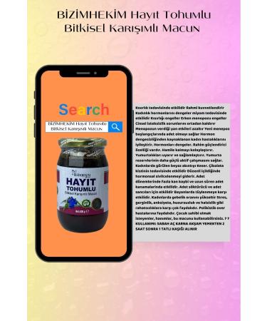 BIZIMHEKIM Herbal Mixed Paste with Chaste Seeds 420 gr - Buy Online on GoSupps.com
