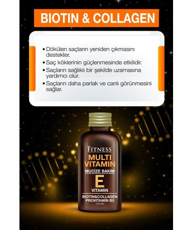 Fitness Professional Emergency Repair Miracle Care Vitamin E Biotin Collagen Provitamin B5 Multivitamin Hair Care Cure 10 ml - Buy Online on GoSupps.com