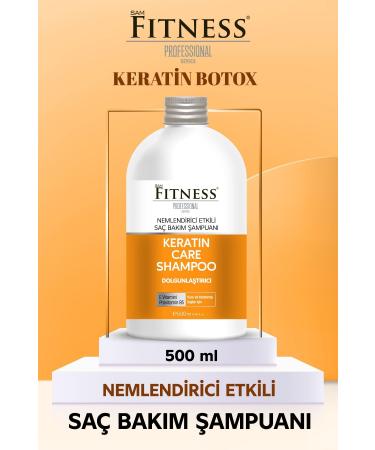 Fitness Professional Keratin Care Shampoo 500 Ml Moisturizing Plumping Volumizing Effect