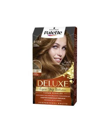 Palette Deluxe Hair Dye 8.554 Dore Blonde X 3 Pieces