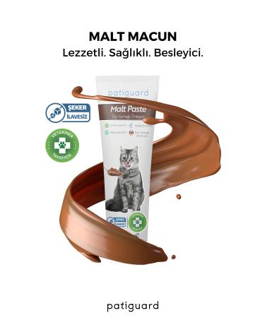 Patiguard Malt Paste 100 gr Anti Hairball Cat Malt Paste Multi Vitamin for All Cats - Buy Online on GoSupps.com
