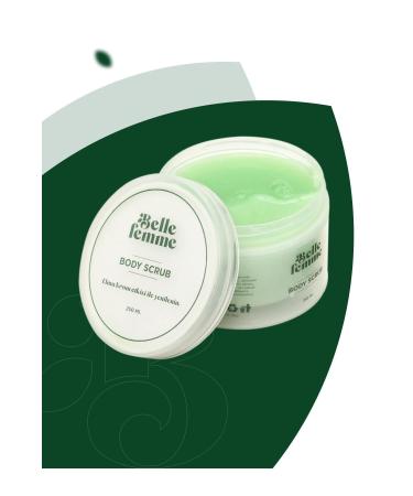 Belle Femme Body Peeling Nourishing Moisturizing Strawberry Leg Anti-Appearance 250 Ml. - Buy Online on GoSupps.com