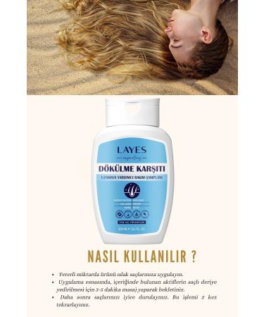 Layes Anti-Hair Loss Care Shampoo Helping to Grow Fast Salt-Free Paraben-Free Sulfate-Free - Buy Online on GoSupps.com