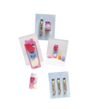 RS Ronassi Cosmetics Rs Ronassi Matte Foundation 30ml -03- And 3-Piece Pear Makeup Sponge Set - Buy Online on GoSupps.com
