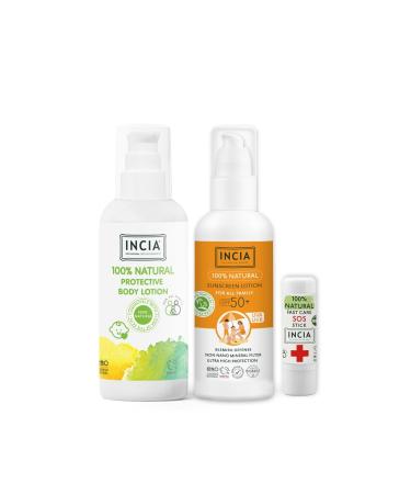 INCIA 0 Natural Summer Family Care Set - Buy Online on GoSupps.com
