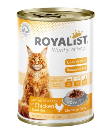 Royalist Cat Canned Food Chicken 400 Gr 12 Pieces 1 Box