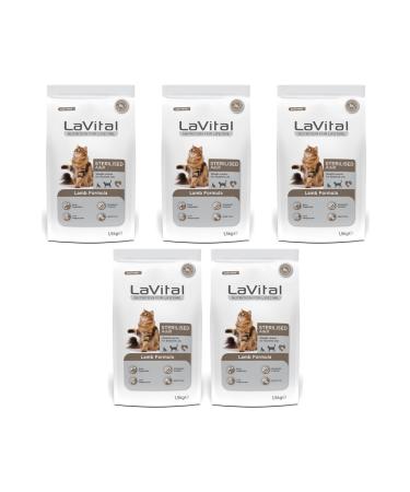 La Vital Lamb Premium Sterile Cat Food 1.5 Kg 5 Pack