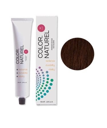 Color Naturel Permanent Hair Dye 100 Ml 6.75 Warm Chestnut
