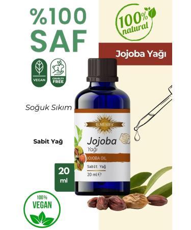 KNOWLEDGE OF HEALING Jojoba Oil 20 ml (BRIGHTNESS VIBRANCE AND SOFTNESS)