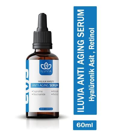 iluvia Anti-Aging and Anti-Wrinkle Skin Serum 60 ml (Retinol Hyaluronic Acid B3)
